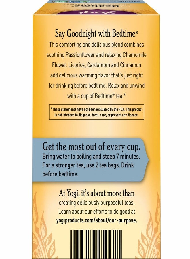 Yogi Tea Bedtime Tea - 16 Tea Bags per Pack (4 Packs) - Chamomile & Passionflower Herbal Tea Blend - Tea to Support a Good Night's Sleep - Includes Lavender, Licorice Root, Spearmint & Cardamom - Image 3