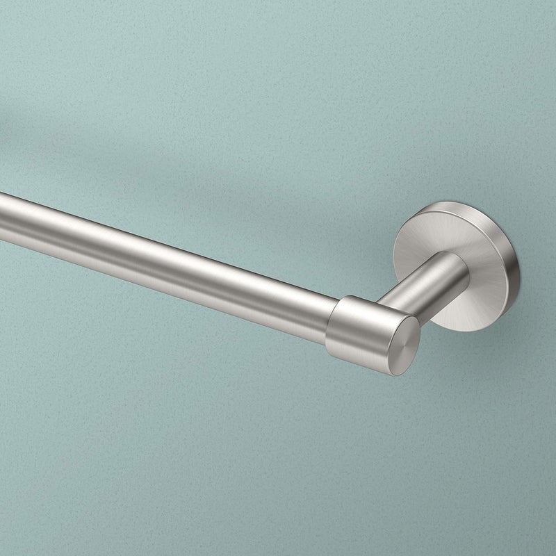 Gatco 4671 Reveal 18 Towel Bar Satin Nickel  Wall Mount Towel Holder for Bathroom Total Length 2013 - Image 1