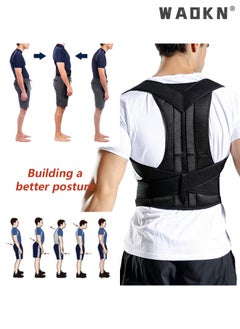 WAOKN Back Brace, Adjustable Posture Corrector for Women and Men,Shoulder Support Straightener Improves Posture,Back Support Belt for Upper and Lower Back,Neck,Spine,Lumbar Pain Relief Stretcher Trainer  - Image 5