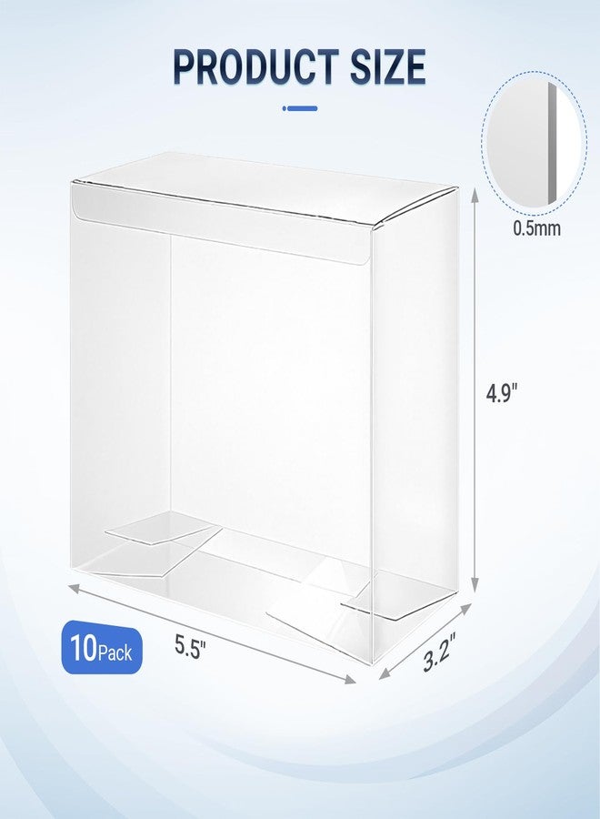 RAWILL 10 Pcs RAWILL PKMN Booster Box Protector,Clear PET Plastic Display Case Protector for Collectors Booster Box,Gifts for PKMN Lovers, Easy to Fold and Assemble - Image 2