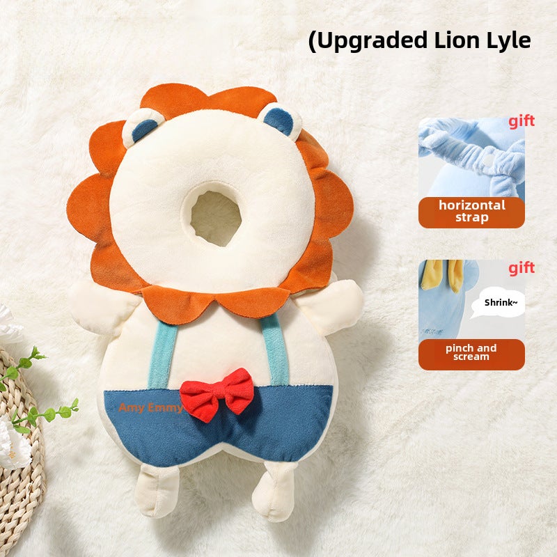 Baby Head Protection Pillow for Walking Lion anti-fall pillow + horizontal fixing belt + pinch 