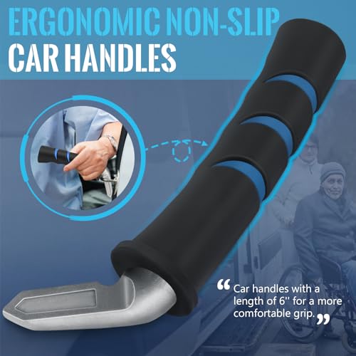 Milifox 2 Pcs Car Door Assist Grip Handle : Car Handle Assist and Adjustable Standing Safety Handle,Portable Vehicle Support Handle Assist Designed for Elderly,Handicapped and Injured - Image 5
