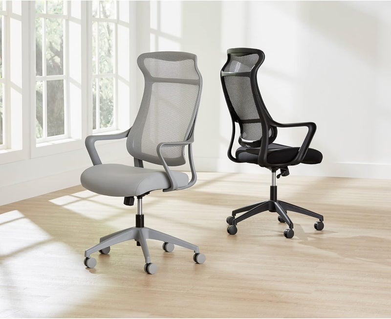 Realspace Lenzer Mesh HighBack Task Office Chair Black BIFMA Compliant - Image 2
