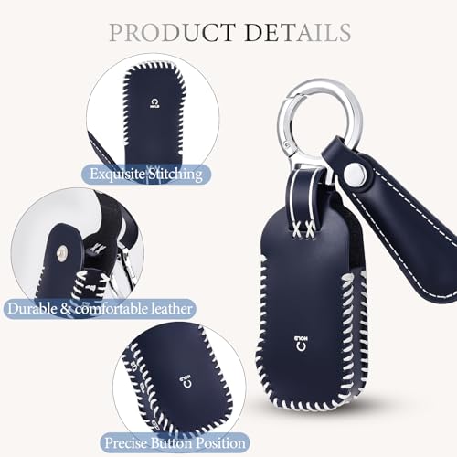 OFFCURVE غطاء مفتاح جلد OFFCURVE لسيارة كيا - غطاء حامل مفتاح خاص لسيارة كيا سيراتو سيلتوس سورينتو سول سبورتاج تيليورايد مفتاح ذكي بدون مفتاح حامي مفتاح عن بُعد - Image 2