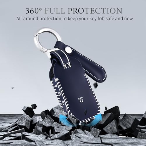 OFFCURVE غطاء مفتاح جلد OFFCURVE لسيارة كيا - غطاء حامل مفتاح خاص لسيارة كيا سيراتو سيلتوس سورينتو سول سبورتاج تيليورايد مفتاح ذكي بدون مفتاح حامي مفتاح عن بُعد - Image 4