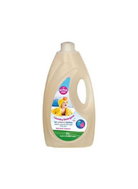 Super Mom Laundry Detergent Colored Clothes 3 Liter