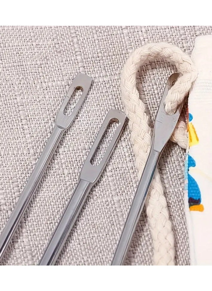 Goolsky 1set (3pcs）Elastic Belt Rope Wearer Special Trousers Waist Rope Hat Rope Wearing Belt Artifact Rubber Band Lead Household Sewing Tool Accessories（Three Sizes）  - Image 1