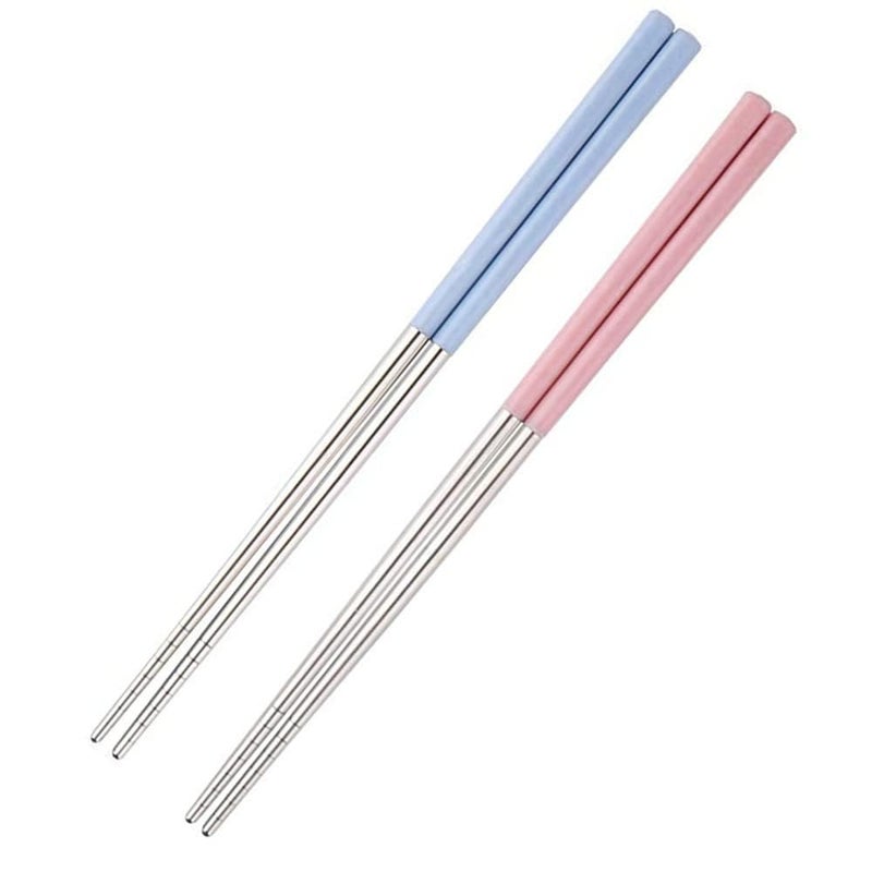 PUTHAK Puthak Eating Decorative Training Stainless Steel Japanese Korean Chopstick 4 Pair  - Image 4