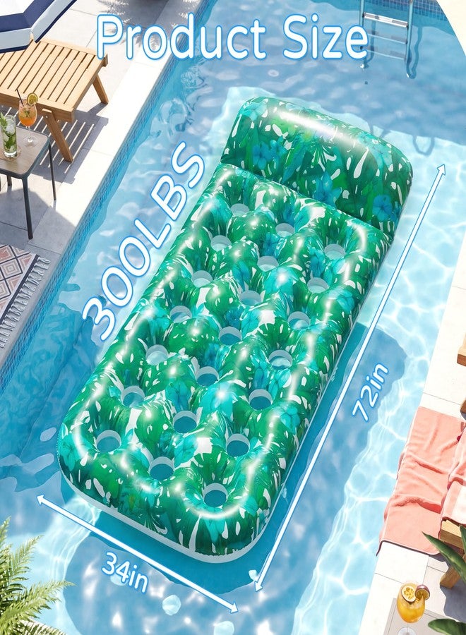 FindUWill 2-Pack Inflatable Pool Floats-XL Pool Floats Adult Heavy Duty, Pool Lounger Float with Headrest for Adults, Swimming Pool Party Summer Beach Lake - Image 2