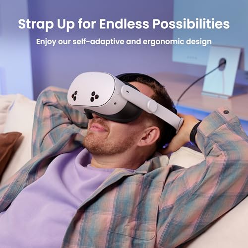 KIWI design K4 Head Strap, VR Headset Accessories for Meta Oculus Quest 3/3S, Non-Battery & Enhanced Support & Adjustable & Comfort Strap - Image 2