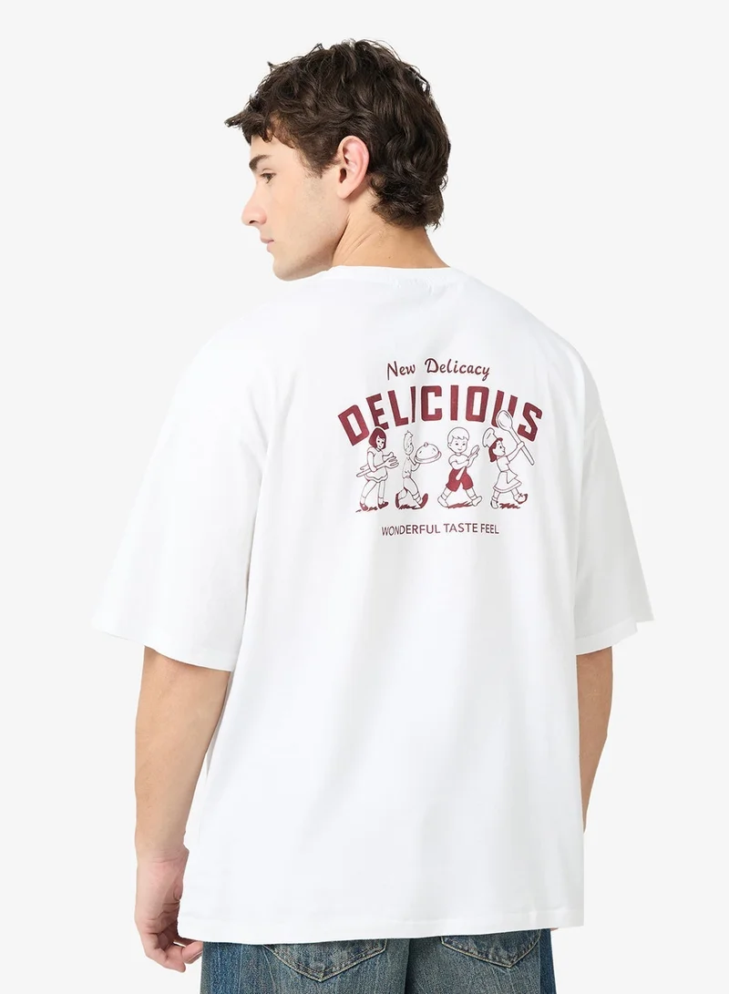 Seventy Five Graphic Print Regular Size Tees