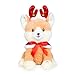Cuddle Barn Jingle Paws Animated Christmas Musical Plush Toy Shiba Inu Puppy Barks Deck The Halls and Twirls Gift for Toddlers Kids Adults 13 inches - Image 2