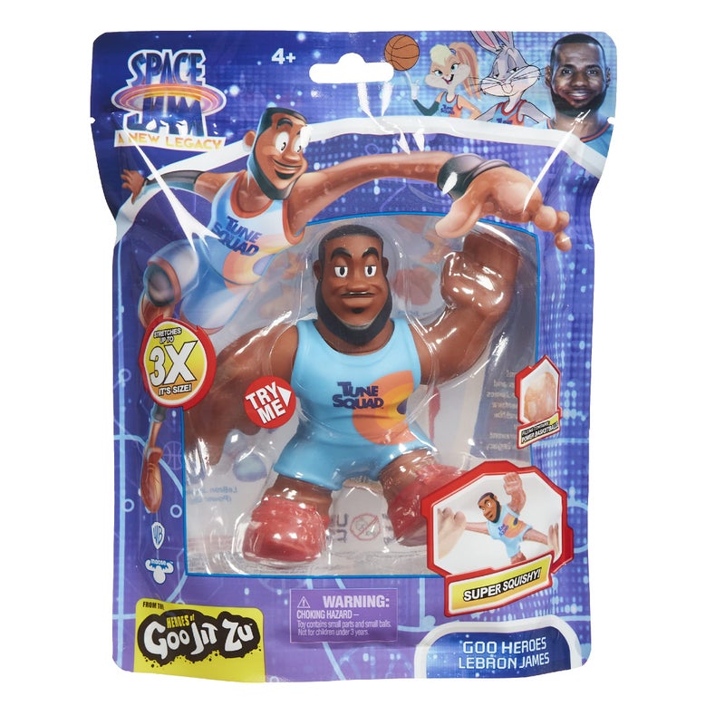 Space Jam Moose Toys Heroes of Goo JIT Zu – Space Jam: A New Legacy - 5" Stretchy Goo Filled Action Figure - Lebron James - Image 2