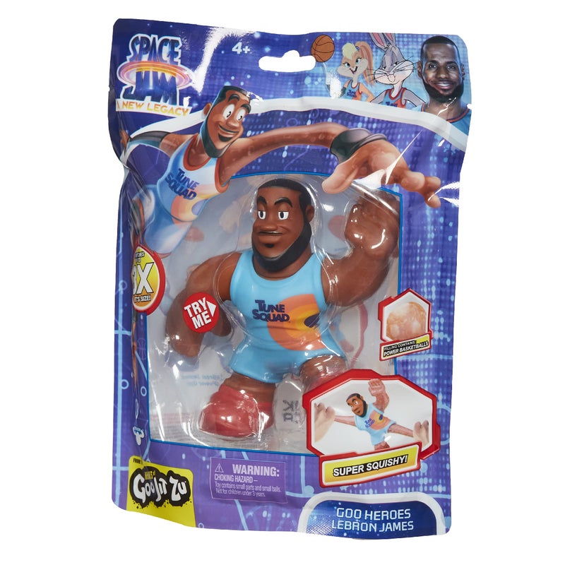 Space Jam Moose Toys Heroes of Goo JIT Zu – Space Jam: A New Legacy - 5" Stretchy Goo Filled Action Figure - Lebron James - Image 3