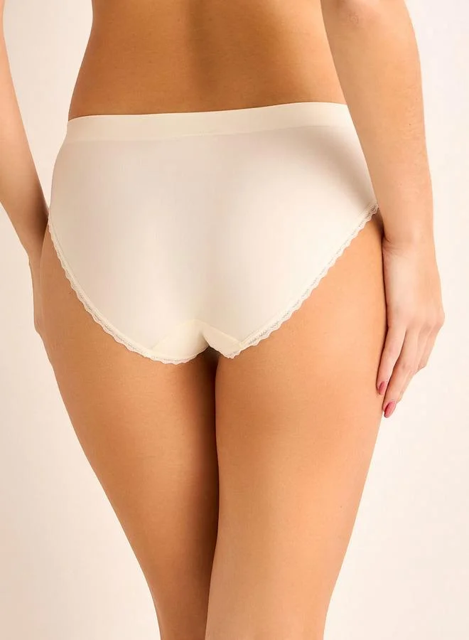 سبلاش فيڤ Skims Bikini Briefs with Scalloped Design