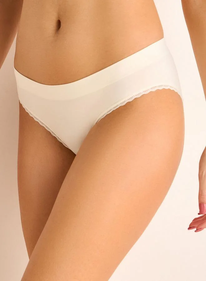 سبلاش فيڤ Skims Bikini Briefs with Scalloped Design