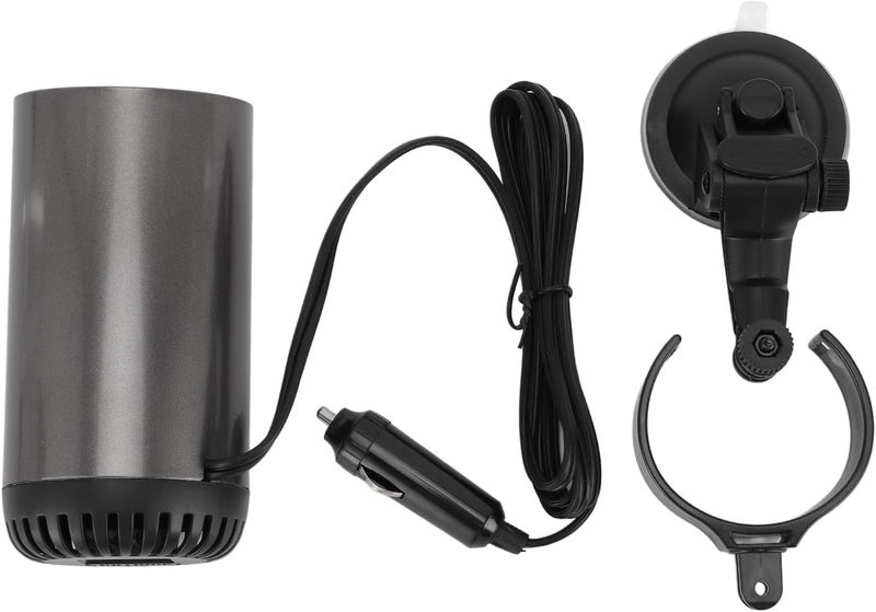 Omquot 150W Car Heater Fan Fast Heating Portable Rotatable Dehumidifier Vehicle Defroster Windshield Bleed Car Fan (12V) - Image 1