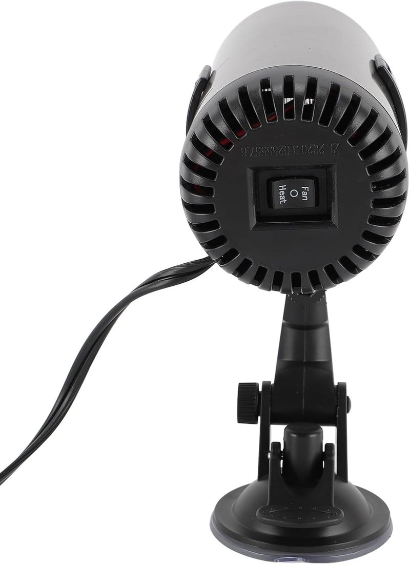 Omquot 150W Car Heater Fan Fast Heating Portable Rotatable Dehumidifier Vehicle Defroster Windshield Bleed Car Fan (12V) - Image 4