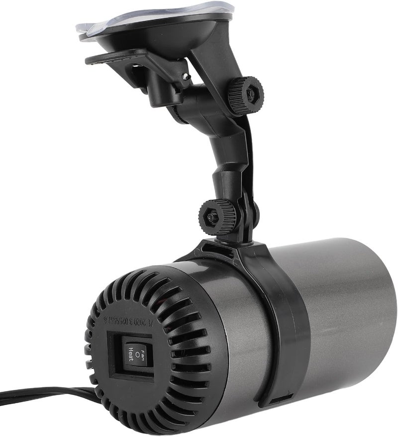 Omquot 150W Car Heater Fan Fast Heating Portable Rotatable Dehumidifier Vehicle Defroster Windshield Bleed Car Fan (12V) - Image 2