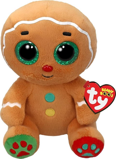 Beanie Boos Christmas Cookie Gingerbread Plush Keychain