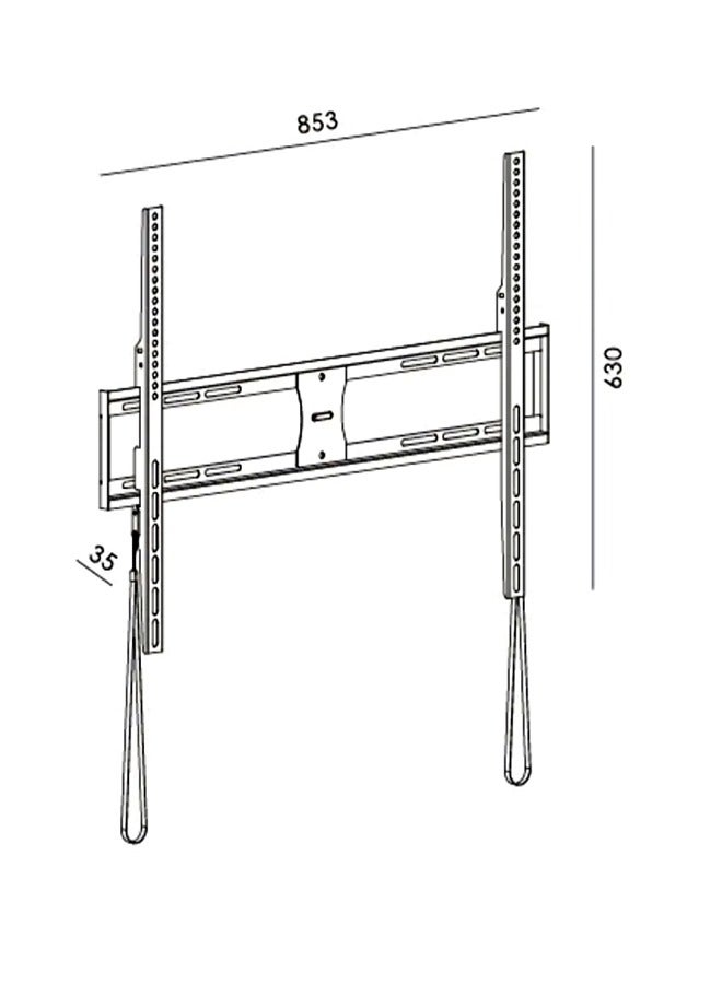fujistar FS-304 Premium TV Wall Mount for 42"-90" Screens with 143 lbs Capacity and 800x600 mm VESA Compatibility  - Image 2
