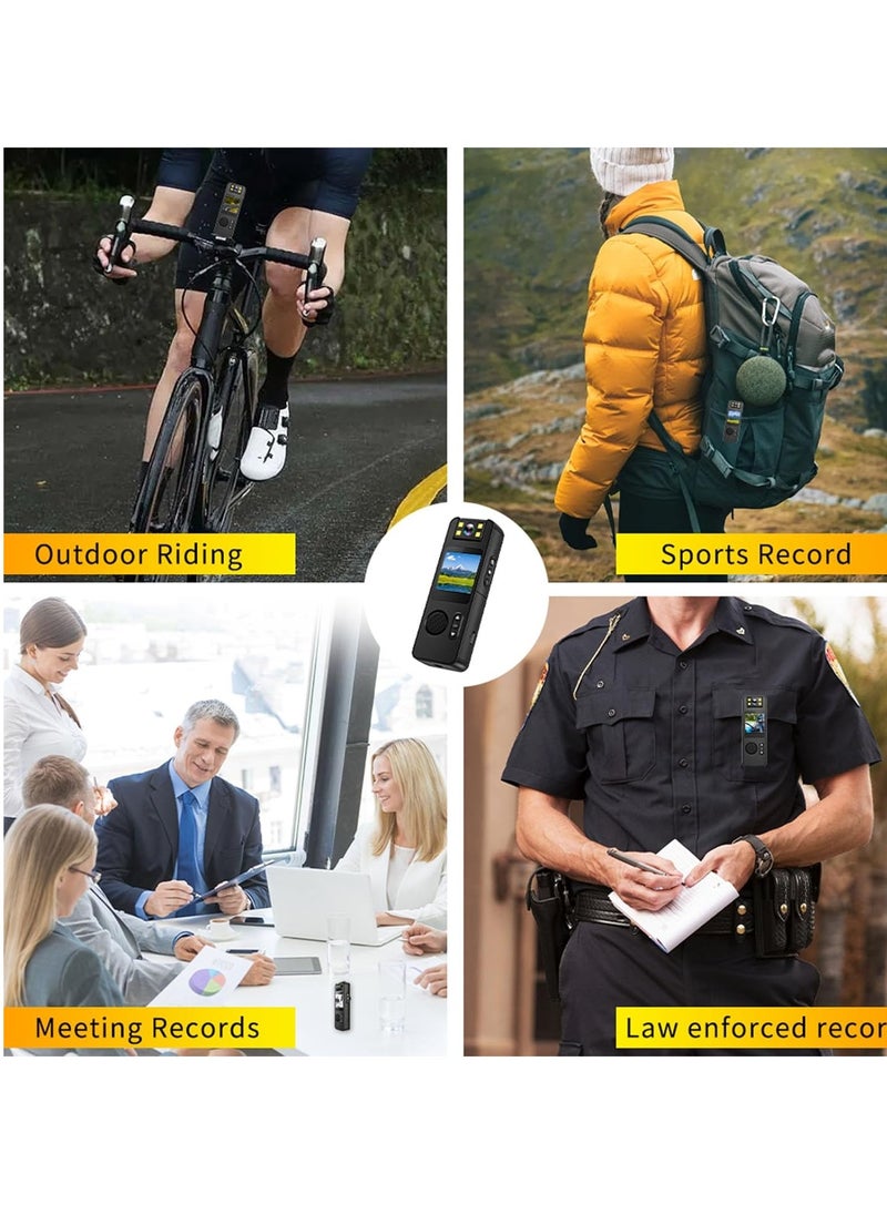 General Body Camera, Portable Small Personal Camcorder, 1080P HD Video, with 1/4 Inch Thread Magnetic Back Clip, Mini Body Camera, Pocket Camcorder  - Image 5