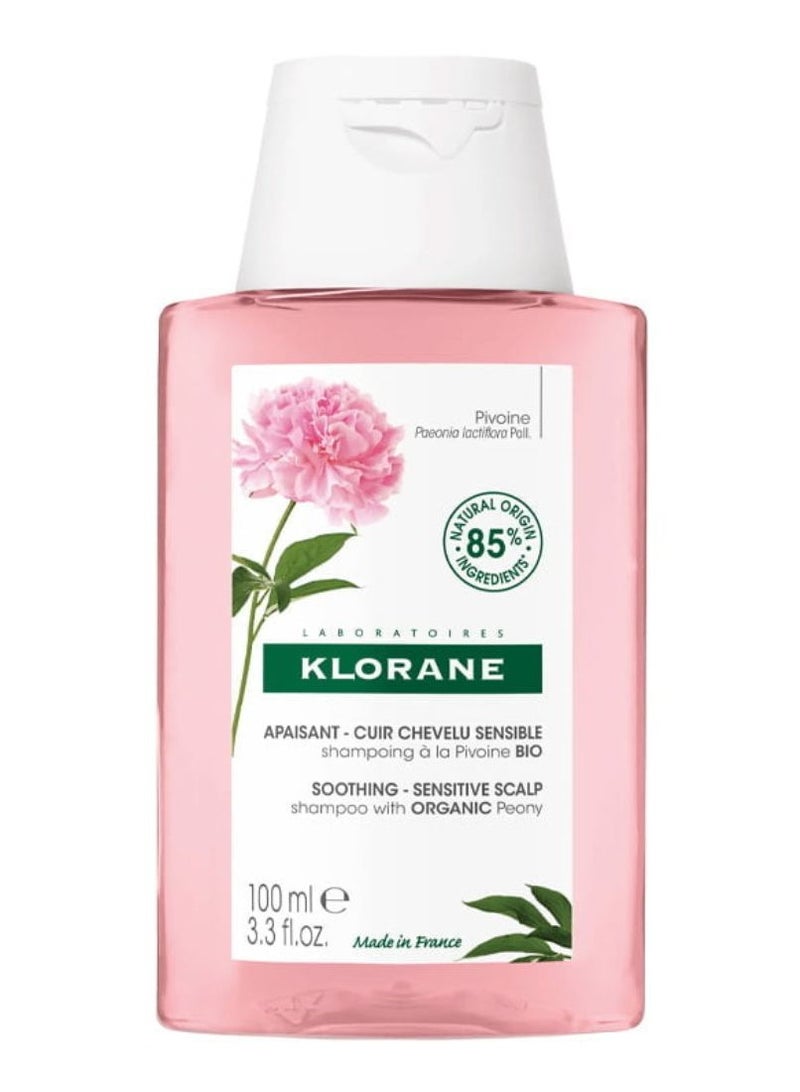 Klorane Peony Irritated Scalp Shampoo 100ml - Image 1