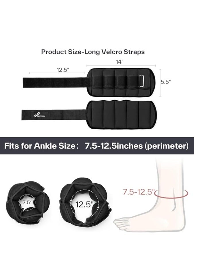 Generic Adjustable Ankle Weights Leg Weight Straps for Women Men ﻿  - Image 2