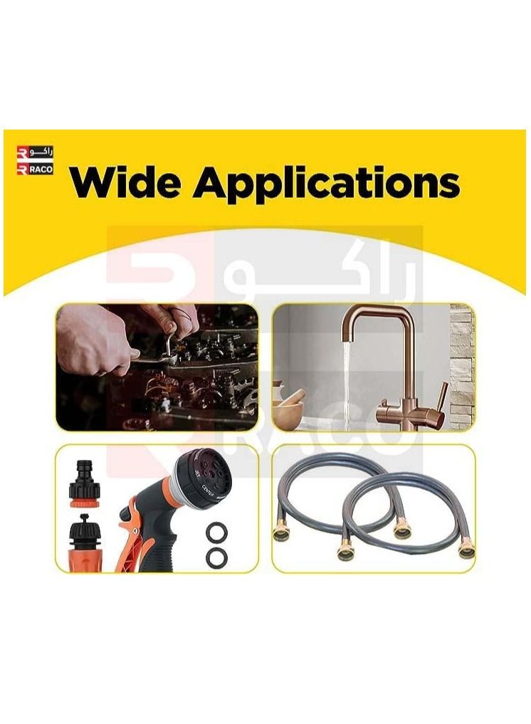 RACO Rubber O-Ring Sealing Gasket Washer Seal Assortment Kit for Car Auto Vehicle Repair Air Conditioning Compressor Seals Gas Connections Assortment Accessories Metric 260PC - Image 5