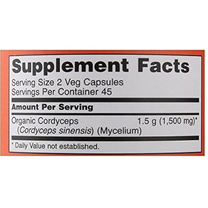Now Cordyceps 750 mg,90 Veg Capsules (180) - Image 5