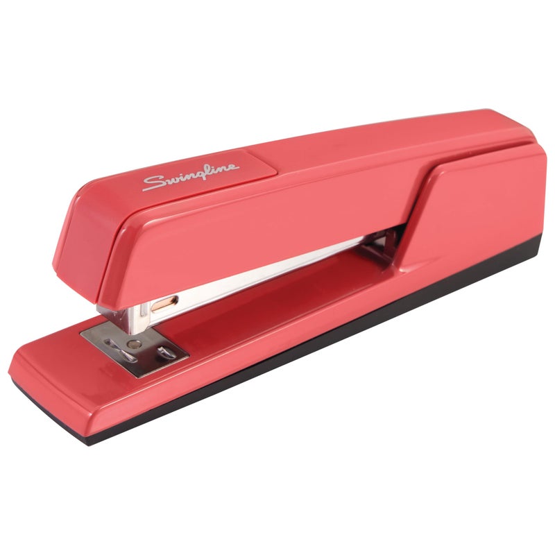 Swingline Stapler 30 Sheet Capacity 747 Classic Stapler Jam Free Metal Lipstick Red 74718