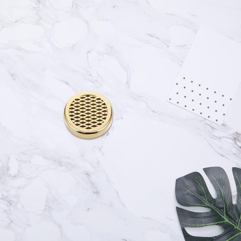 CLISPEED Reusable round Gold Cigar Humidify Pieces for Humidor Box, Humidor Accessories Humidifier Supplies to Maintain Optimal Humidity for Cigars Storage - Image 5