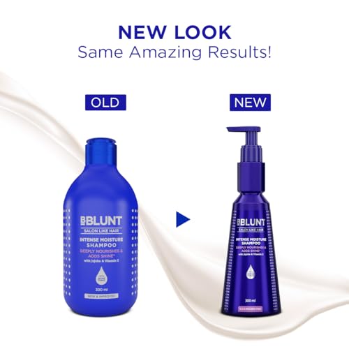 BBLUNT Intense Moisture Shampoo and Conditioner Combo for Dry Hair | Power Duo | For Daily Use | Moisturizes & Hydrates | Colour Protect Formula | For Men & Women | 300 ml + 250 g - Image 2
