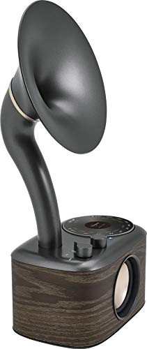 SANGEAN راديو غراموفون ريترو Sangean CP-100 AM/FM مع مكبر صوت بلوتوث ومدخل AUX، جوز الهند - Image 4