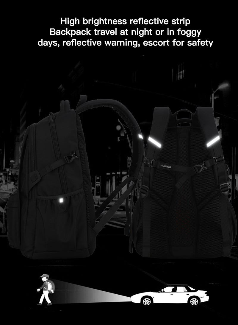 شاربدو حقيبة ظهر كاجوال للسفر والعمل للرجال مقاس 33 × 19 × 47.5 سم - Image 2