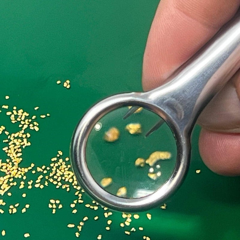 Sluice Fox All-in-One Gold Panning Kit with Portable Sluice â€“ Featuring Miners Moss, Gold Trap Mat, Classifier, and Tote Backpack for Streamlined Gold Prospecting Green - Image 3