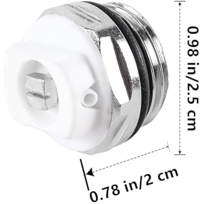 PACK OF 4 BLEED VALVE FOR BSP TYPE AUTOMATIC BLEEDING SYSTEM CONVENTIONAL RADIATOR IN COMPACT 1/2 INCH SIZE QUICK INSTALLATION - Image 3