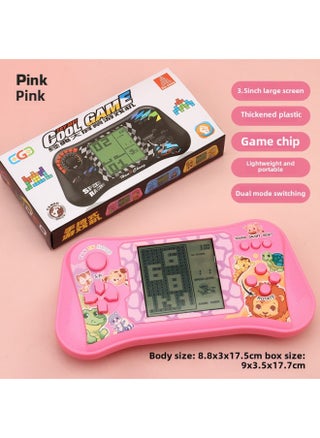 Nostalgic Handheld Electronic Game Machine Handheld Retro Upgrade Large Screen Classic Tetris Mini TEMU-Color:HC-10110 Chinese Pink - pzsku/ZABBDFD608E1C15E57B70Z/45/1746219135/774a3c92-b205-43a8-9157-f3a06c6054a9