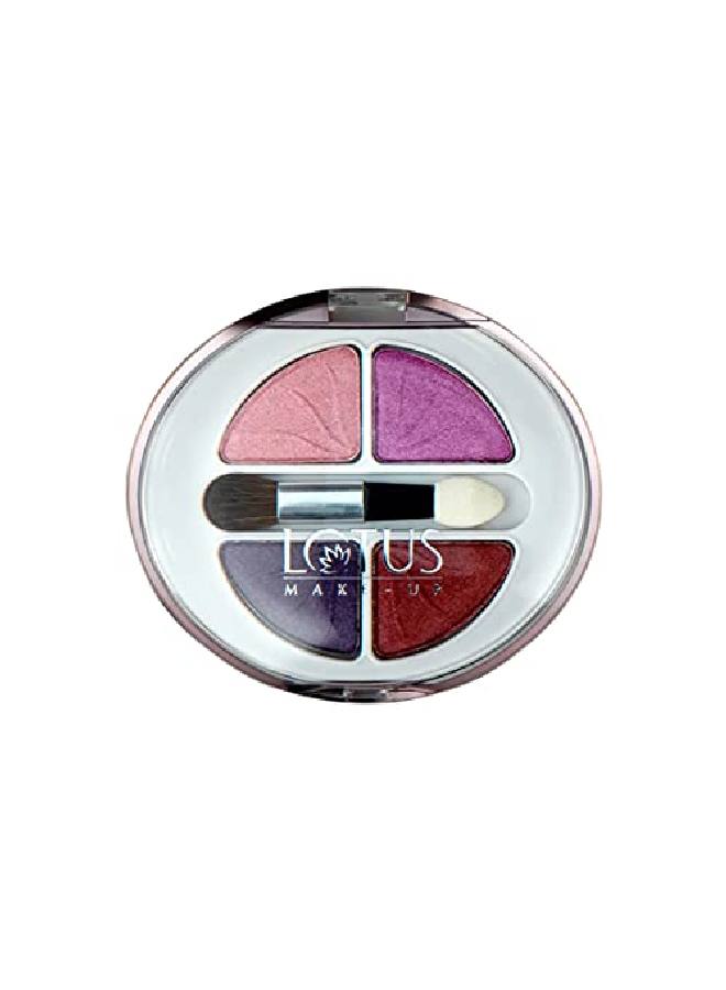 Lotus Makeup Makeup Velvet Eye Shadow Palette Eye Color Powder Makeup Orchid Freshness 5 G - Image 1