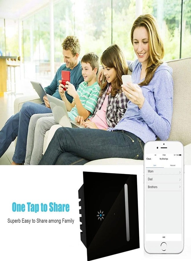 Okos Smart Light Dimmer Wi-Fi Touch Switch | No Hub Required | Compatible with Alexa and Home - Image 4