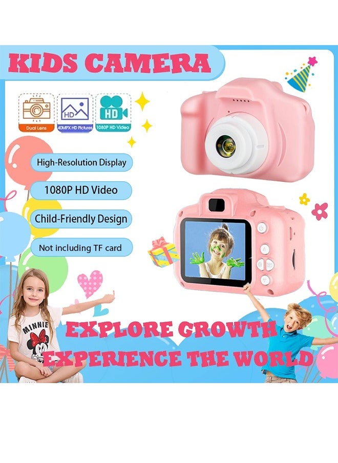 Generic Mini Room Toys Camera Digital Camera  for Kids Screen Camera Toy Kids Photography Camera Digital Camera Kids Playset Kids Camera Mini Camera Kids Toy Camera Small Cartoon Child(Pink)  - Image 1