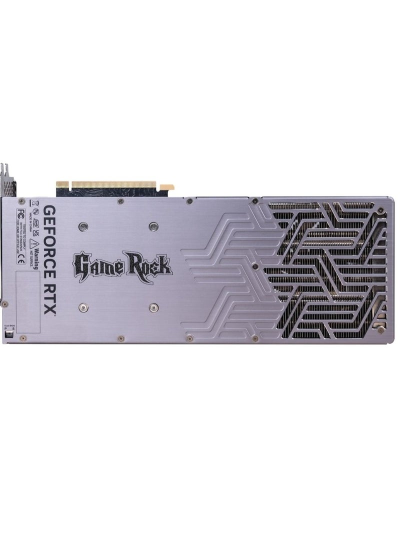 Palit - NVIDIA GeForce RTX™ 4090 GameRock OC 24GB GDDR6X Graphics Card, ARGB SYNC, 16384 CUDA Cores, 2610 MHz Boost Clock, 21Gbps,384bits Interface, PCI Gen 4,DP 1.4ax3,HDMI 2.1a x1 | NED4090S19SB-1020G - Image 1