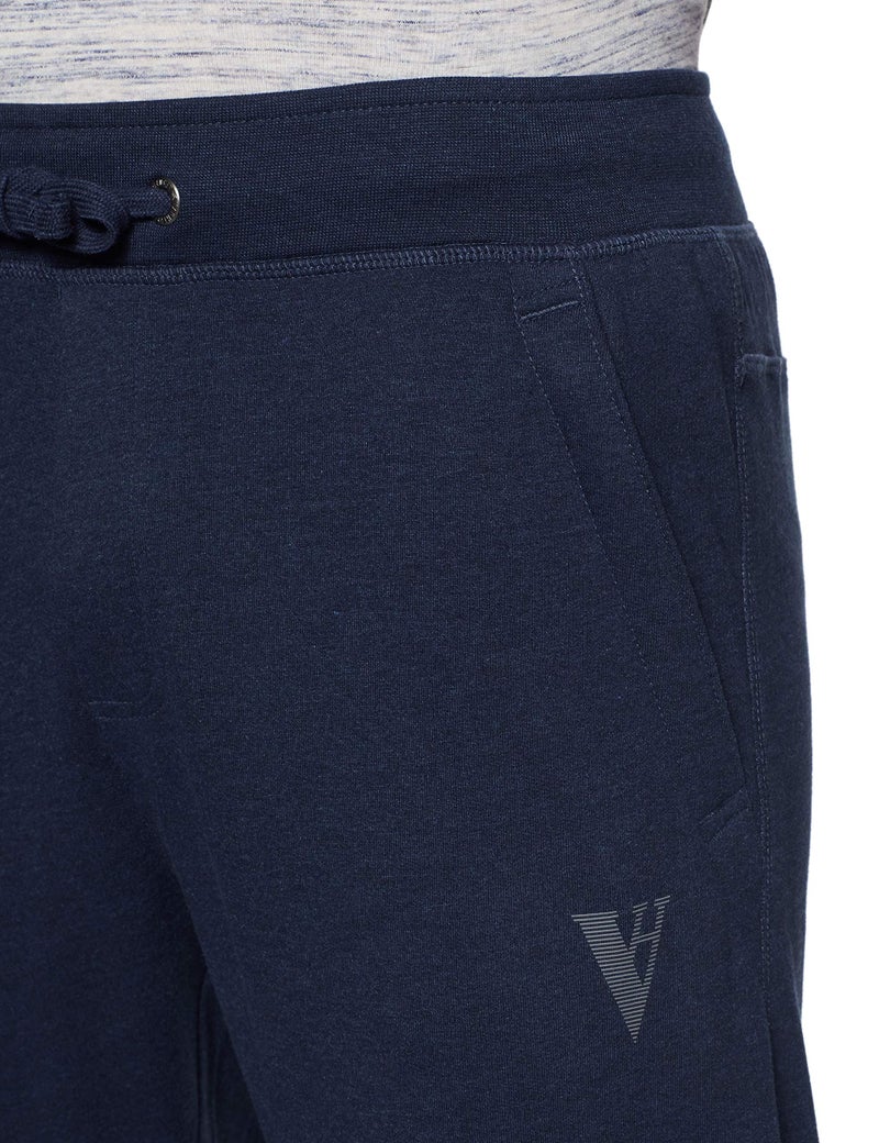 Van Heusen Athleisure Men's Track Pants(50054_Blue Melange_Large_Blue Melange_Large) - Image 3