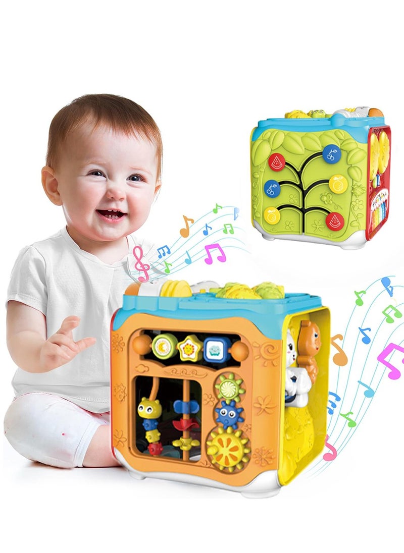 Activity Cube with Music, 6-in-1 Montessori Toys for 1-2 Year Old Boys & Girls, Multipurpose Educational Toy for 12M+ Baby Toddler, First Birthday Gift | Sorting & Stacking Board - pzsku/ZABBE739931510C029E9EZ/45/_/1736933683/61fda037-697c-49bf-8255-89c31e97abeb