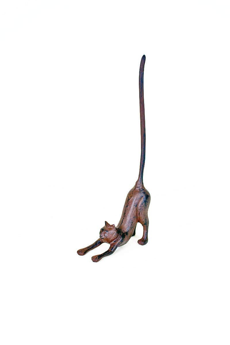 Kalalou Cast Iron Cat Paper Towel Holder - Image 2