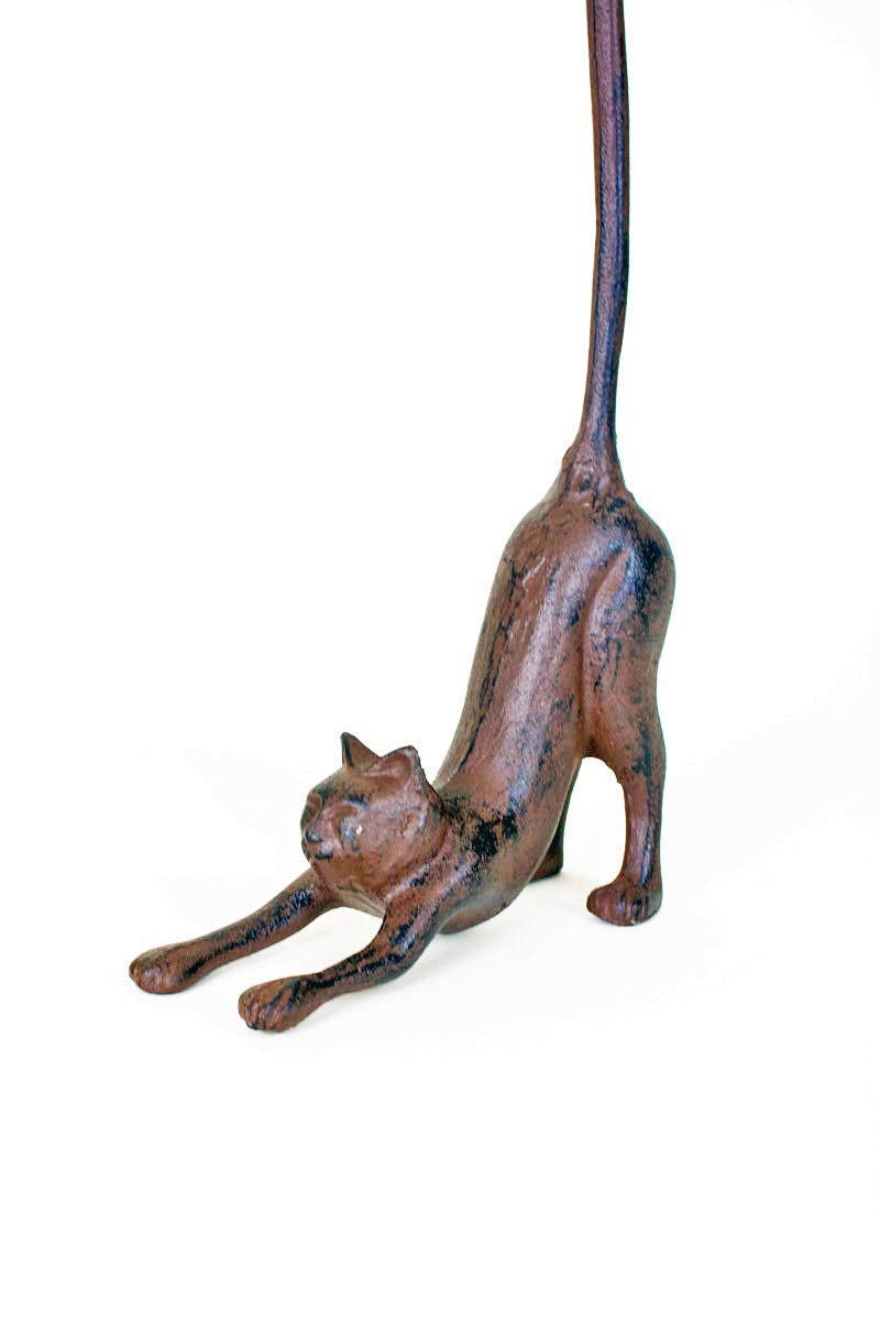 Kalalou Cast Iron Cat Paper Towel Holder - Image 4