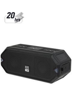 HydraBlast Wireless Portable Bluetooth Speaker, IP67 Waterproof for Parties, USB C Rechargeable Outdoor Speakers with Built in Phone Charger and LED Lights, 20 Hour Playtime