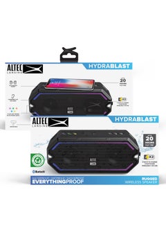 Altec Lansing HydraBlast Wireless Portable Bluetooth Speaker, IP67 Waterproof for Parties, USB C Rechargeable Outdoor Speakers with Built in Phone Charger and LED Lights, 20 Hour Playtime  - Image 5