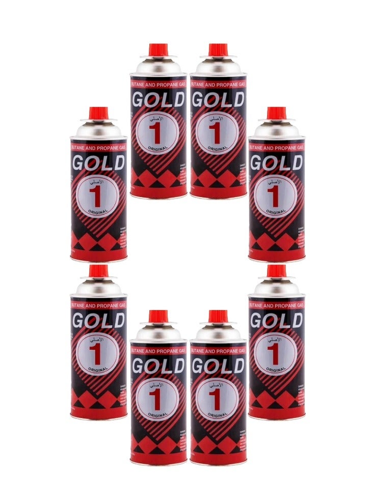 GOLD ONE 8-Piece Butane Gas Cartridge, 220g gas canister - Image 2