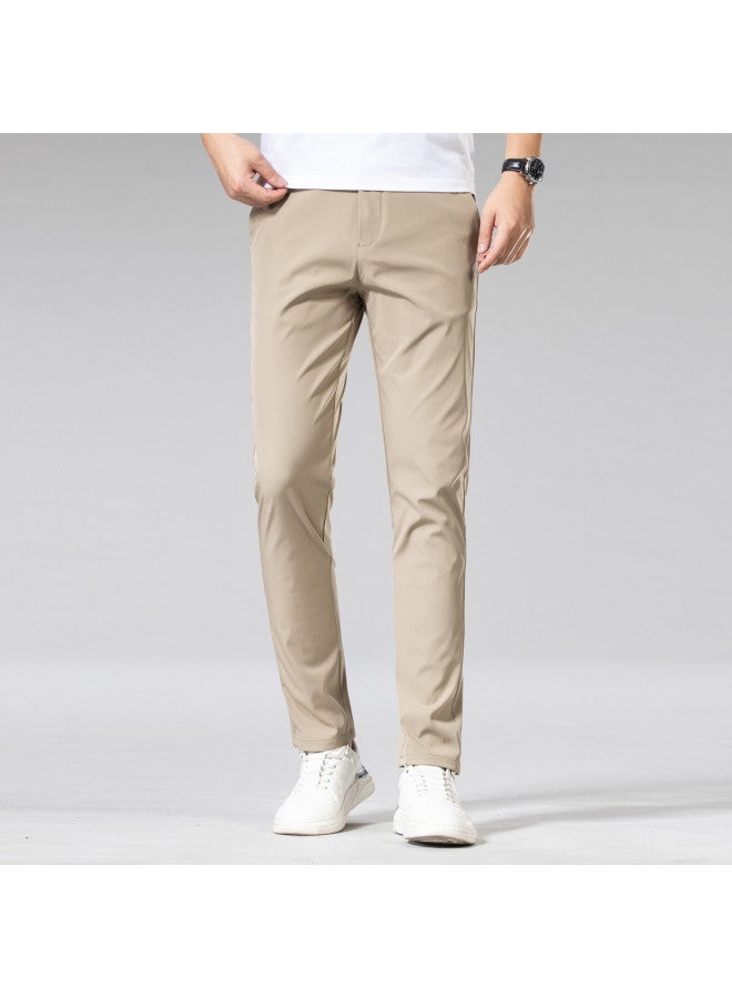 Fapai Medium Thickness, Easy To Care For] Spring Business Casual Versatile Comfortable Mid-rise Casual Pants Men's Casual Pants - Image 4